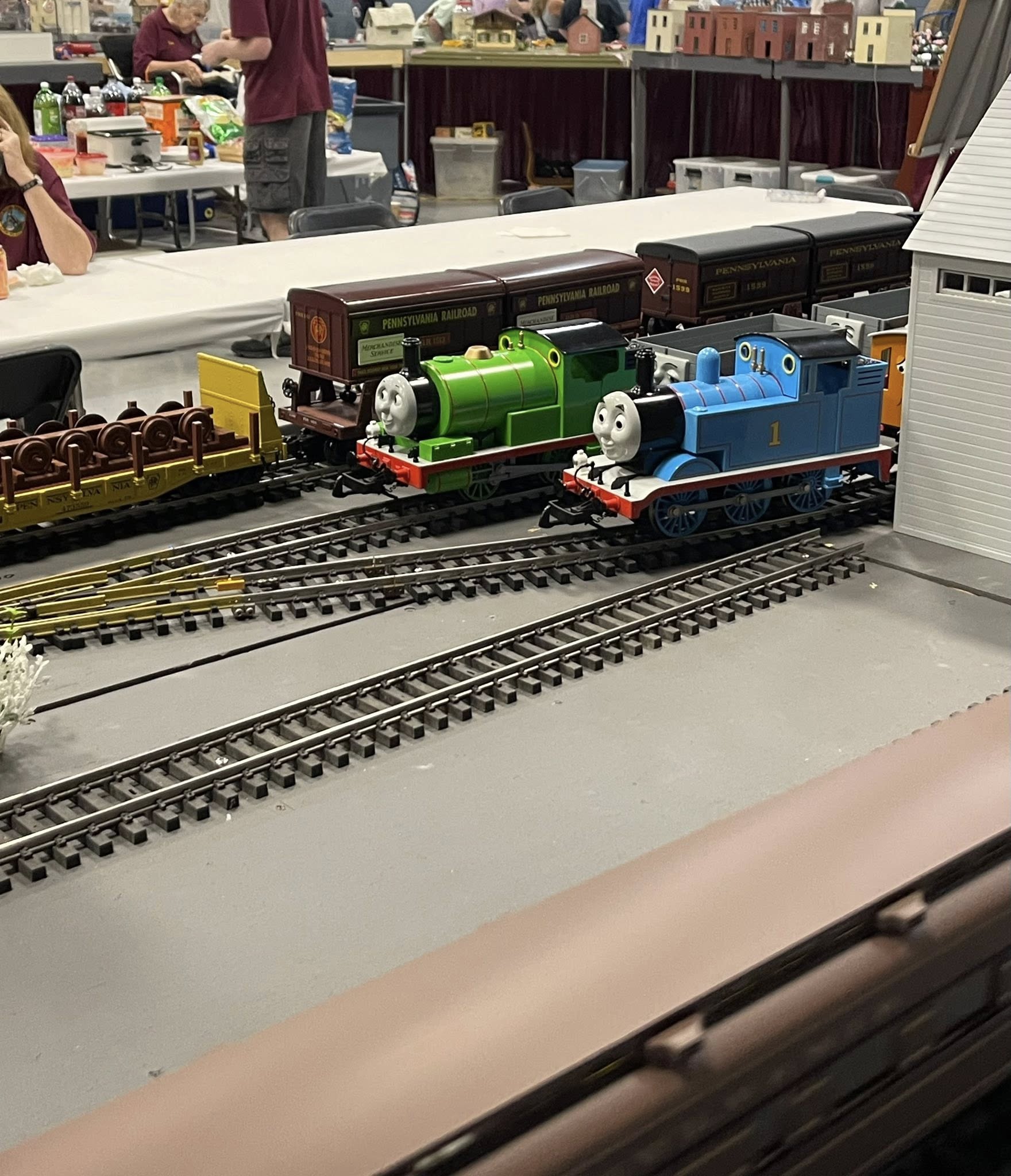 Thomas and Percy locomotives