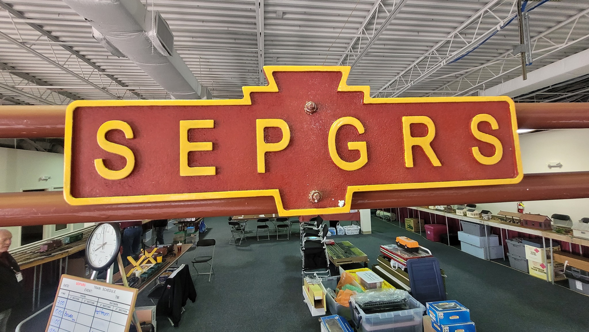 SEPGRS cast iron display sign
